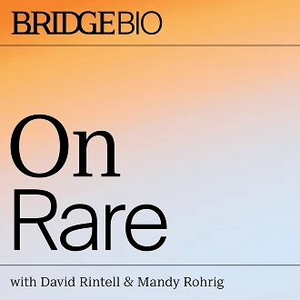 On Rare by BridgeBio logo